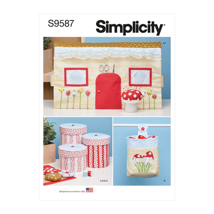 Simplicity 9587 Sewing Room Accessories sewing pattern — jaycotts.co.uk ...