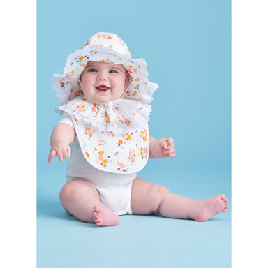Simplicity Sewing Pattern 9588 Babies' Hats and Bibs from Jaycotts Sewing Supplies