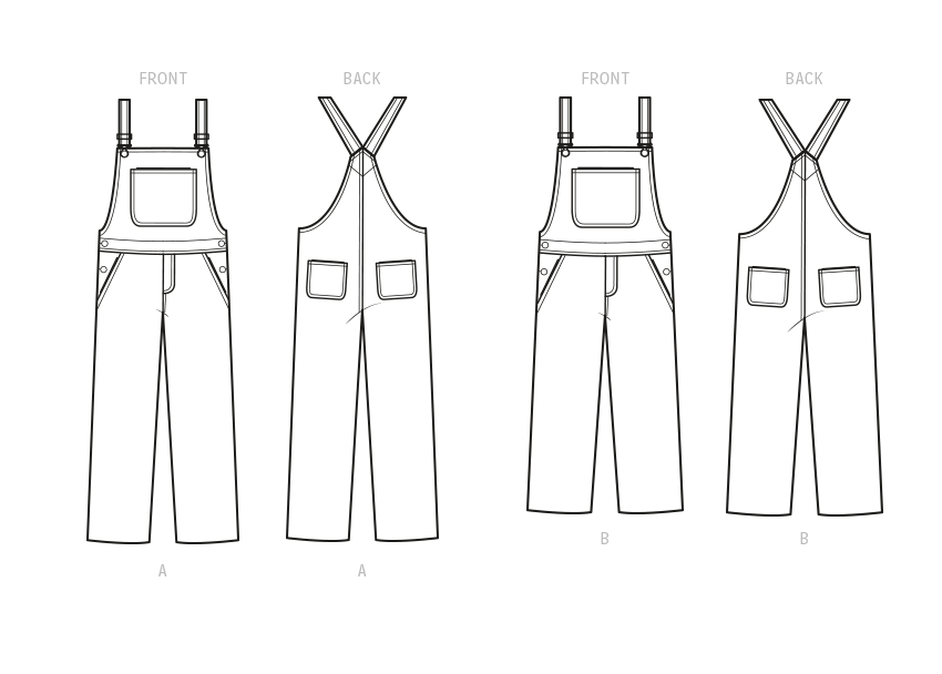 Simplicity 9590 Misses' Overalls sewing pattern — jaycotts.co.uk ...