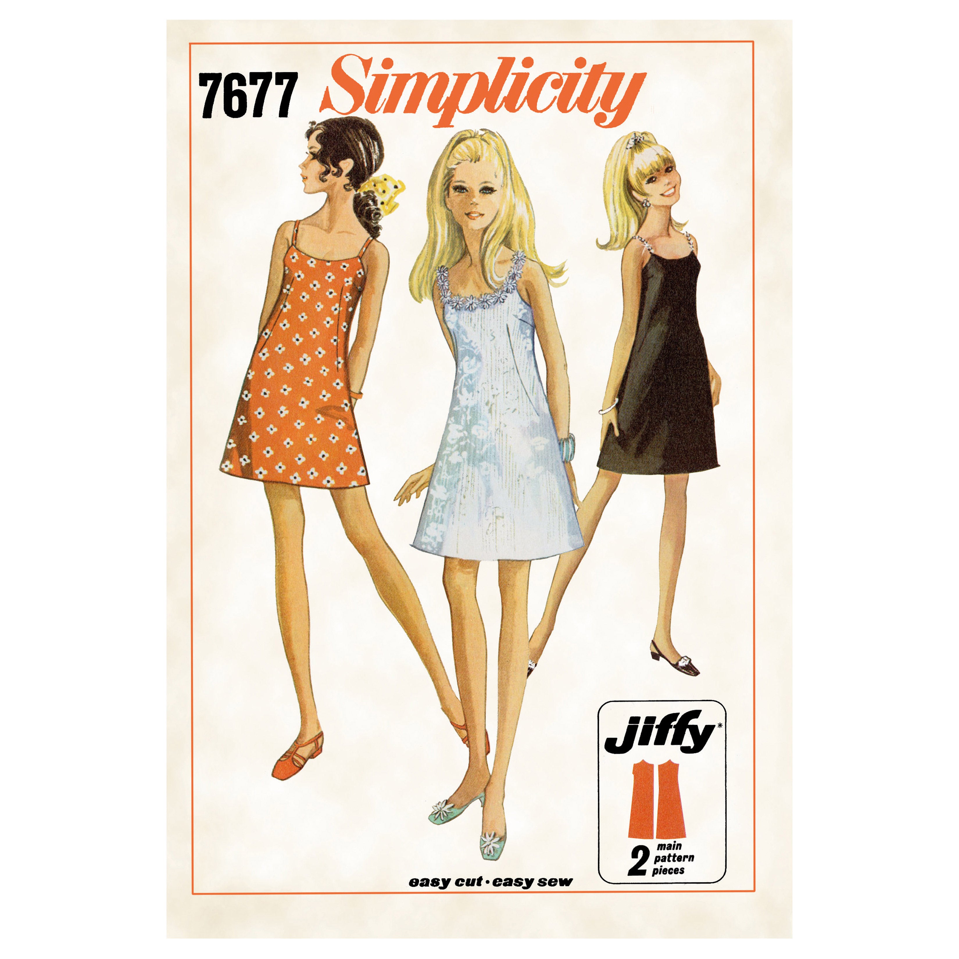 Simplicity Sewing Pattern 9594 Misses' Vintage Jiffy Dress from Jaycotts Sewing Supplies