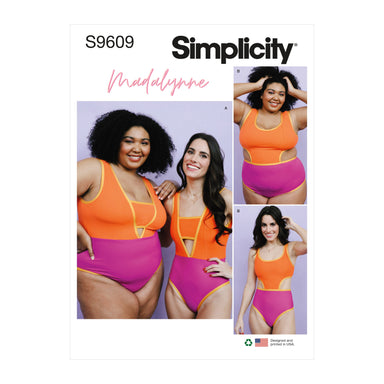 Simplicity Sewing Pattern 9609 Swimsuits by Maddie Flanigan from Jaycotts Sewing Supplies