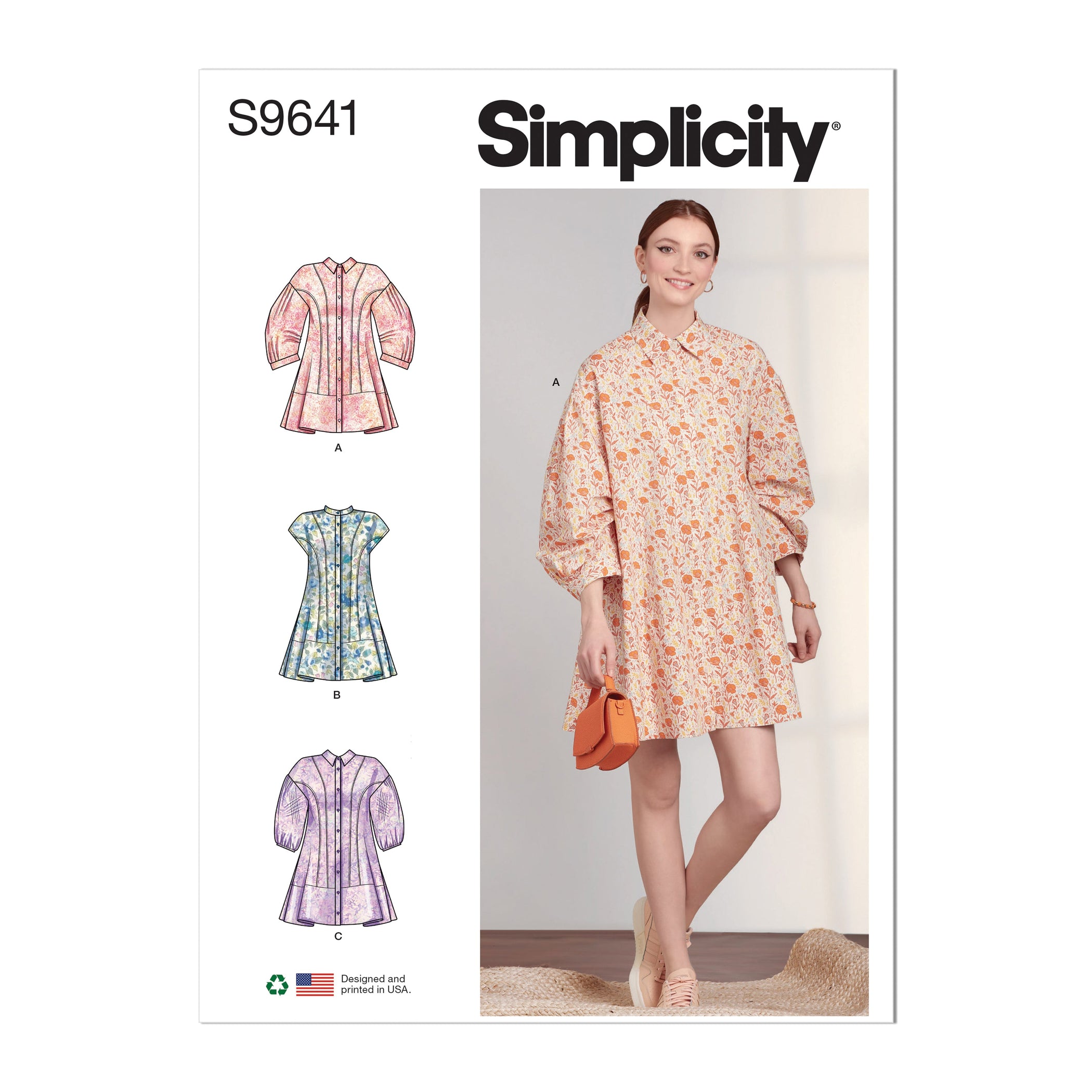 Simplicity 9641 sewing pattern Misses' Button Down Dress — jaycotts.co ...