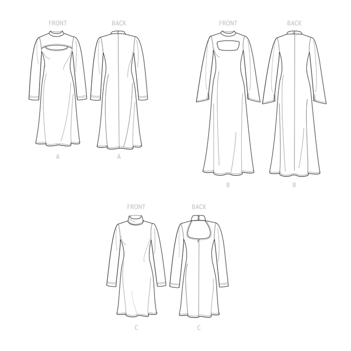 Simplicity 9644 sewing pattern Misses' and Women's Knit Dress ...