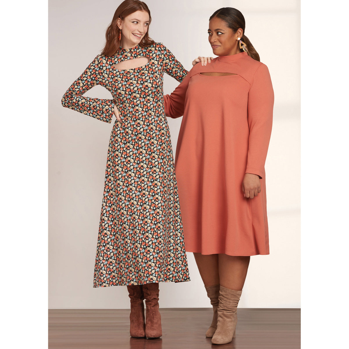 dressproduction w364 セミオーダー Simplicity 9644 sewing pattern Misses' and Women's Knit Dress