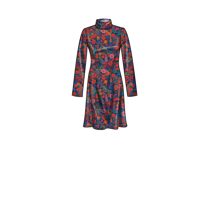 Simplicity 9644 sewing pattern Misses' and Women's Knit Dress ...