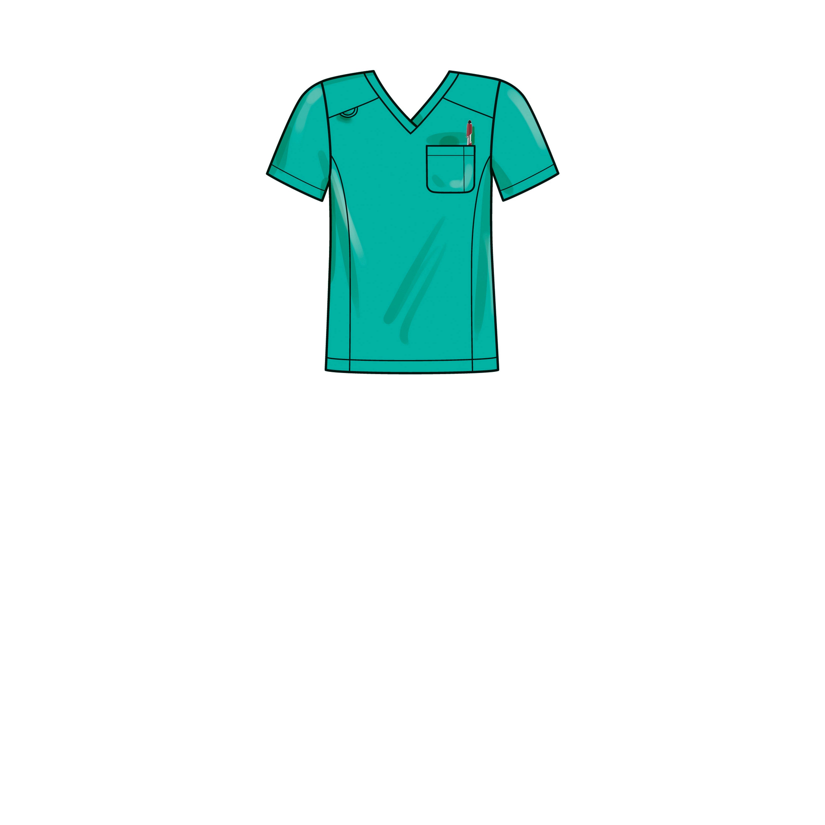 Simplicity 9650 Unisex Scrubs sewing pattern from Jaycotts Sewing Supplies
