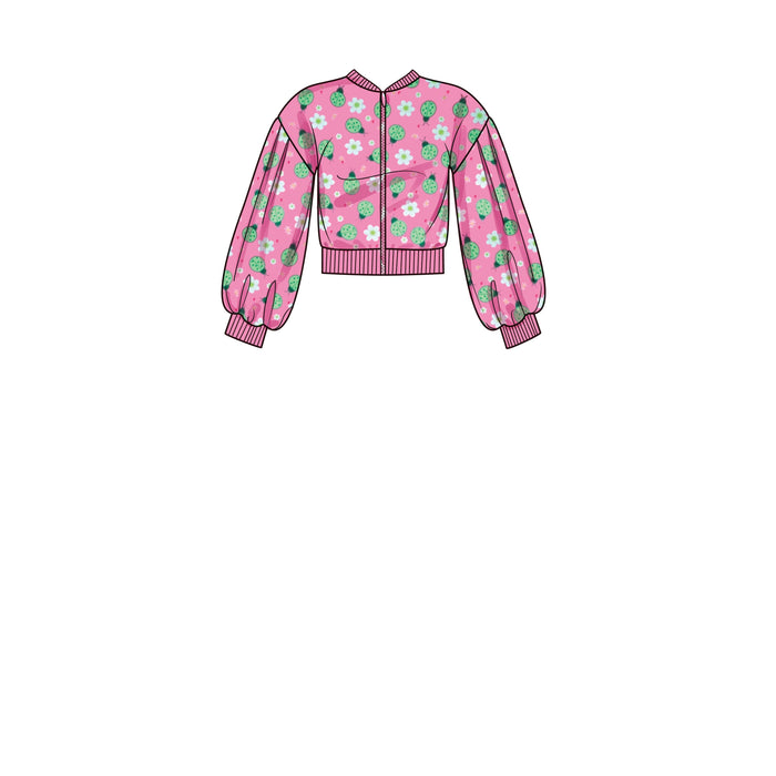 Simplicity 9654 sewing pattern Children's and Girls' Jacket, Pants and ...