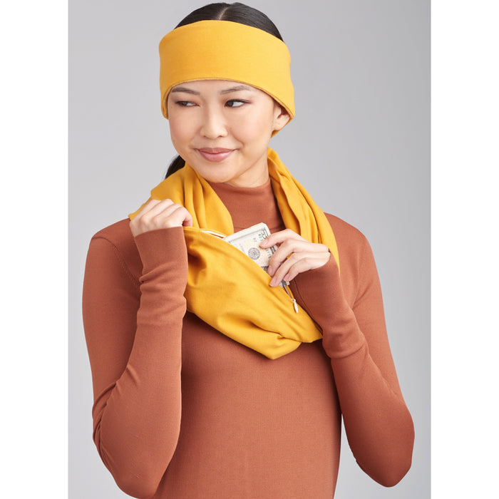 Simplicity pattern 9658 Misses' Hats, Headband, Mittens, Cowl and Infinity Scarf from Jaycotts Sewing Supplies