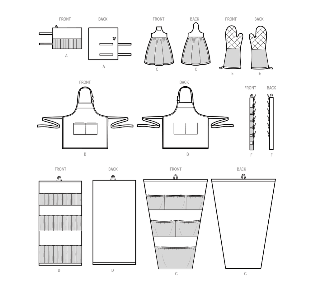 Simplicity S9659 Kitchen Accessories by Theresa LaQuey sewing pattern ...