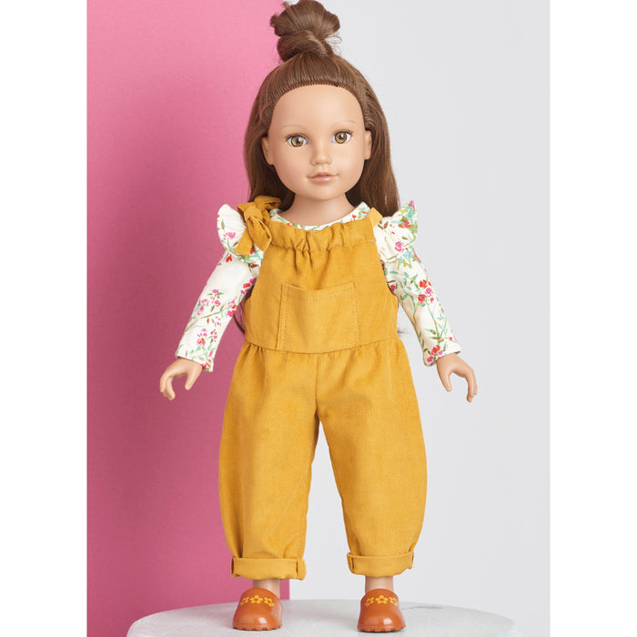 Simplicity S9661 Children's Tops, Overalls, Jumper and Doll Clothes ...