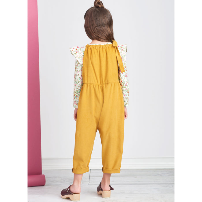 Simplicity S9661 Children's Tops, Overalls, Jumper and Doll Clothes ...