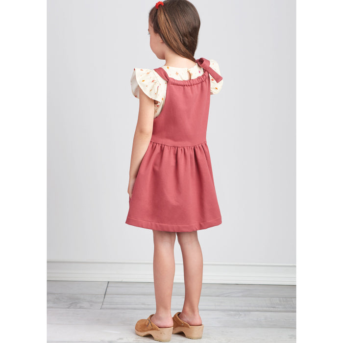 Simplicity S9661 Children's Tops, Overalls, Jumper and Doll Clothes ...