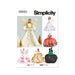Simplicity pattern 9662 Holiday Fashion Doll Clothes from Jaycotts Sewing Supplies