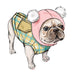 Simplicity pattern 9663 Pet Coats with Optional Hoods and Cowls from Jaycotts Sewing Supplies
