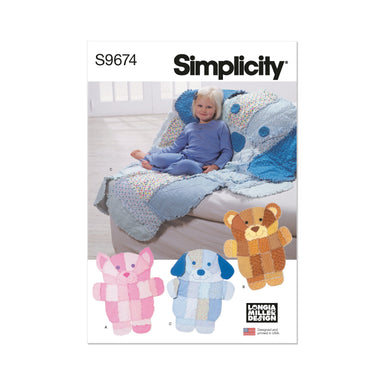 Simplicity pattern 9674 Rag Quilt by Longia Miller from Jaycotts Sewing Supplies