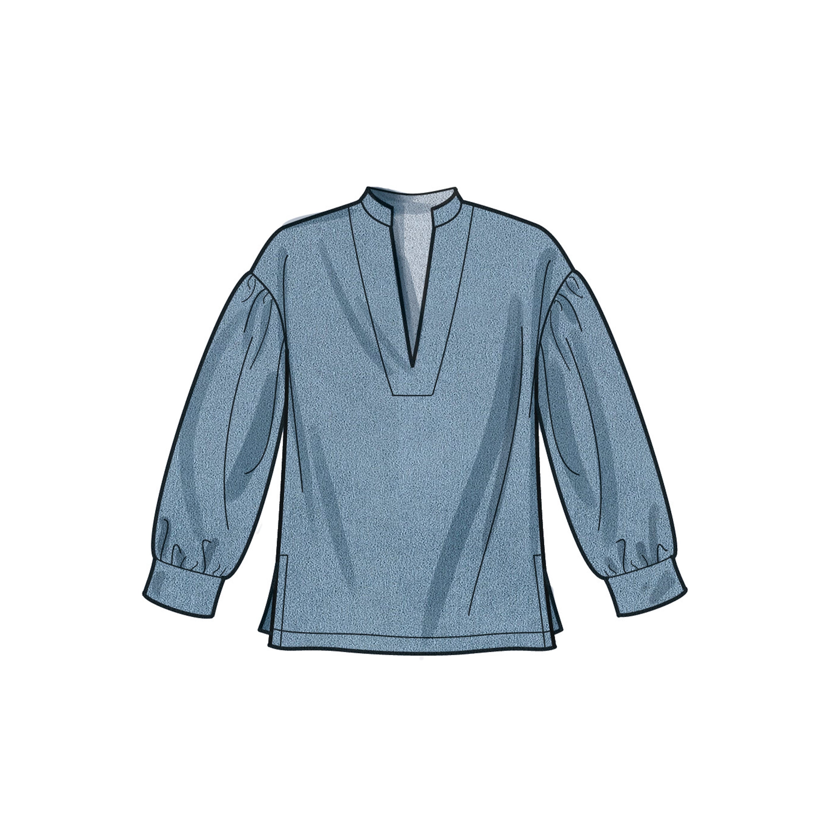 Simplicity S9681 Misses' and Women's Pull-Over Top sewing pattern ...