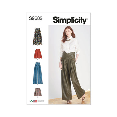 Simplicity pattern 9682 Misses' Skirts, Pants, and Shorts from Jaycotts Sewing Supplies