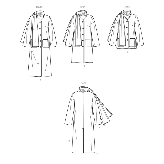 Simplicity pattern 9685 Misses' Coat and Jacket from Jaycotts Sewing Supplies