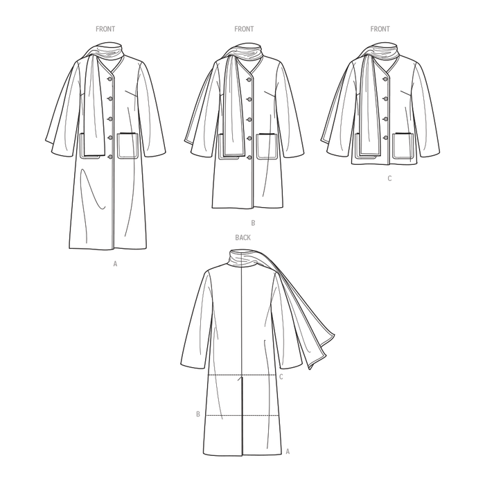 Simplicity pattern 9686 Womens' Coat and Jacket from Jaycotts Sewing Supplies