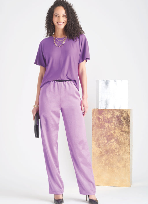 Simplicity pattern 9690 Misses' Tops and Pull-On Pants from Jaycotts Sewing Supplies