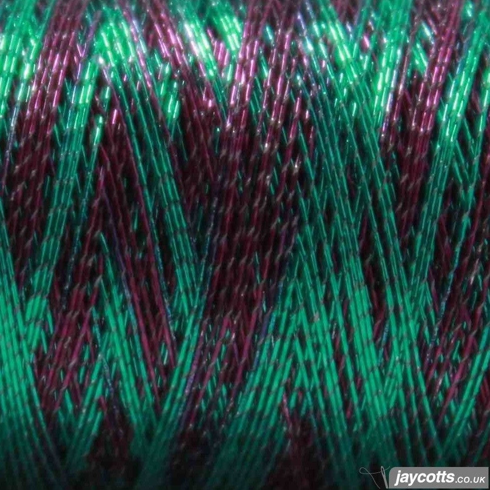 Sulky Metallic Embroidery Thread #7022 Jade/Purple from Jaycotts Sewing Supplies