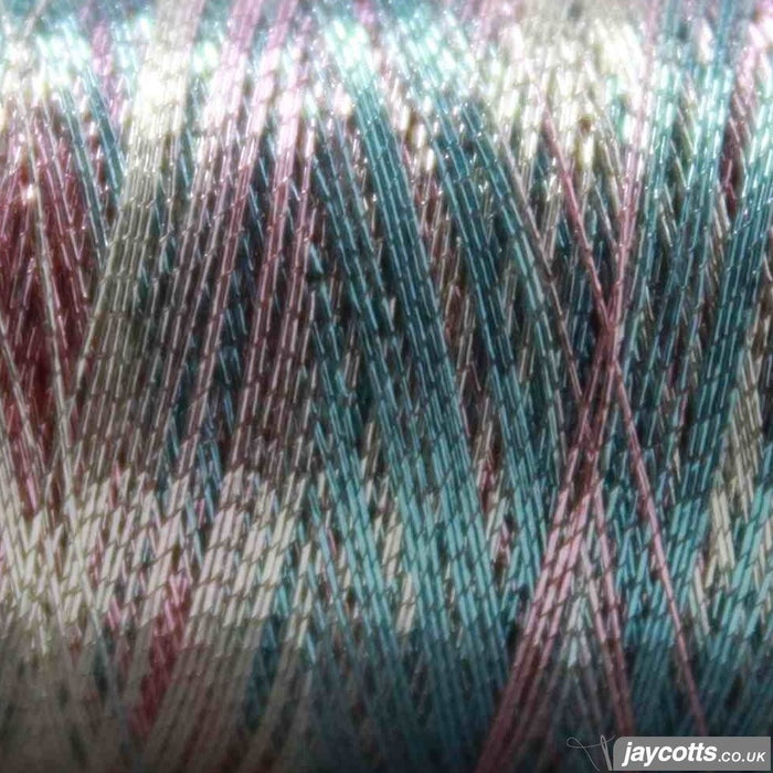 Sulky Metallic Embroidery Thread #7026 Silver/Blue/Pink from Jaycotts Sewing Supplies