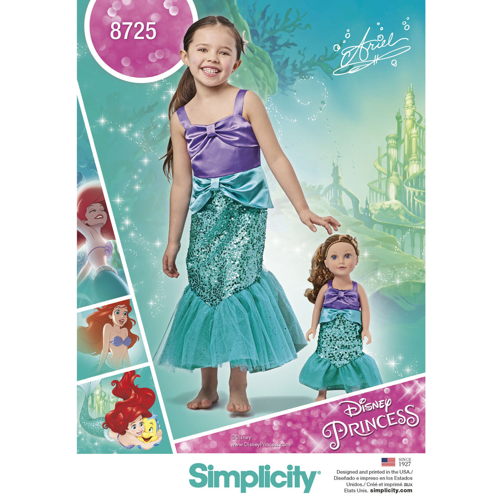 Simplicity Pattern 8725 childs and18"doll costumes from Jaycotts Sewing Supplies