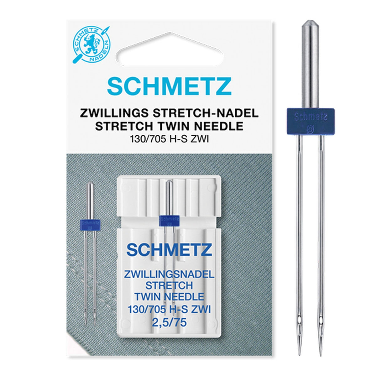 Schmetz Stretch Twin Machine Needle — jaycotts.co.uk - Sewing Supplies