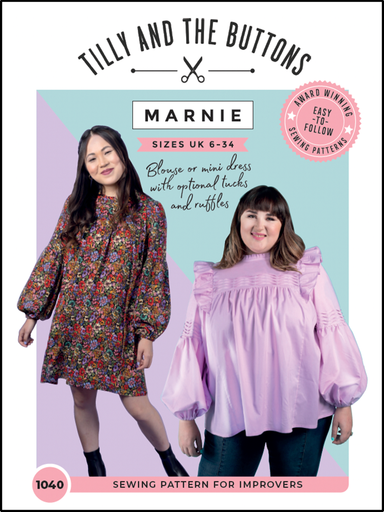 Tilly and The Buttons Marnie Blouse and Mini Dress Pattern from Jaycotts Sewing Supplies
