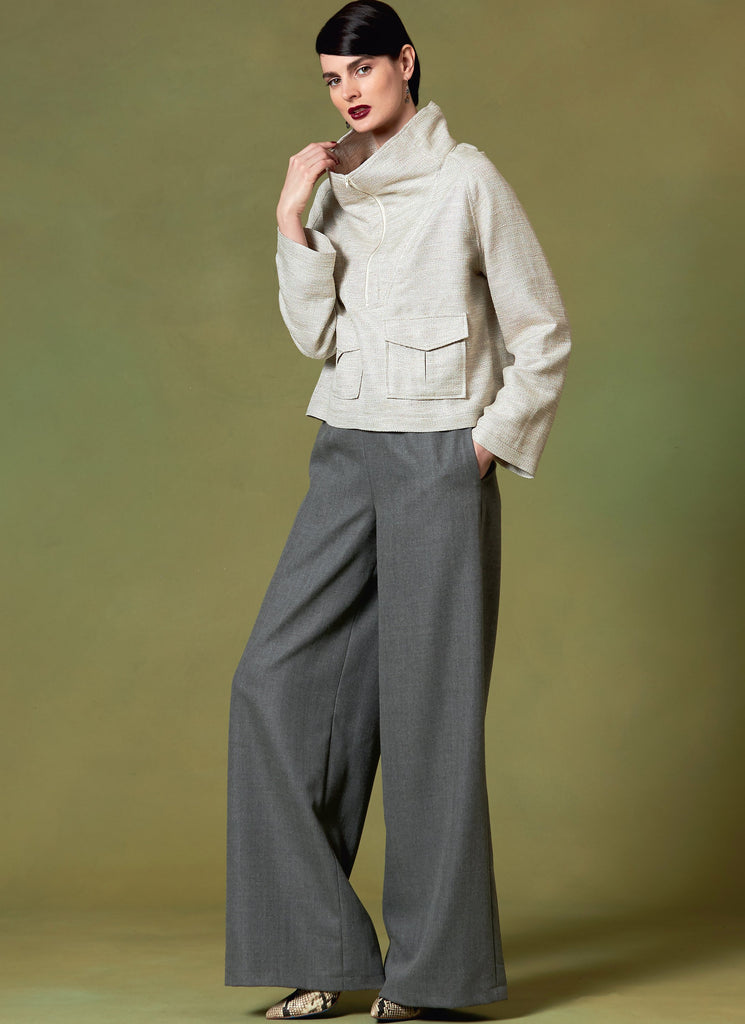 PDF - Vintage 1970s Pattern - Blouse, Palazzo Pants, Pant-skirt & Skir –  Vintage Sewing Pattern Company