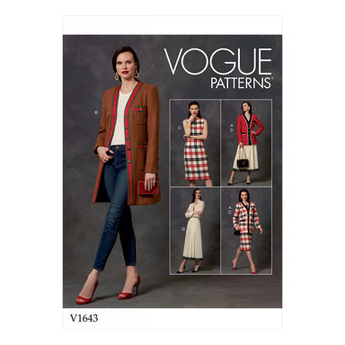 Vogue 1643 Misses'/ Petite Jacket, Dress and Skirt pattern from Jaycotts Sewing Supplies