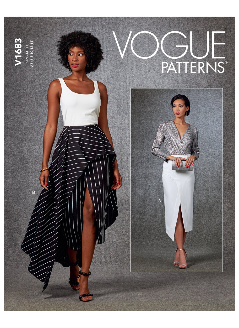 Vogue sewing pattern 1683 | Misses' Skirt from Jaycotts Sewing Supplies