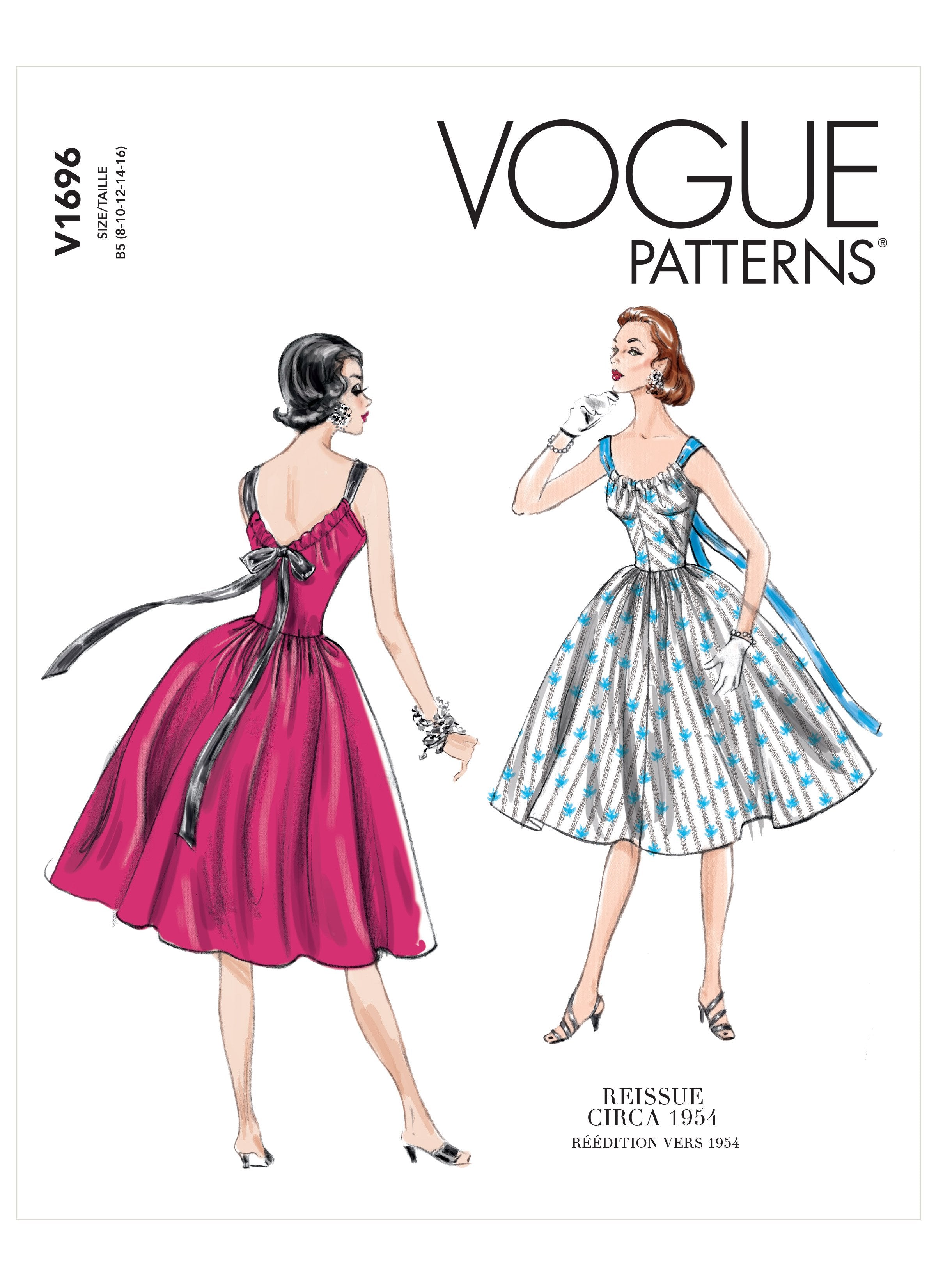 Vogue 1696 Dress sewing pattern from Jaycotts Sewing Supplies