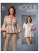 Vogue 1700 Top sewing pattern from Jaycotts Sewing Supplies