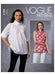 Vogue 1701 Top sewing pattern from Jaycotts Sewing Supplies