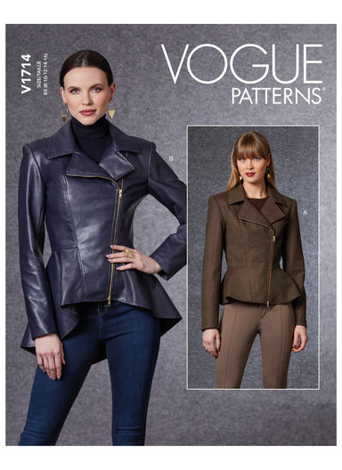 Vogue sewing pattern 1714 Jacket from Jaycotts Sewing Supplies