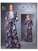 Vogue sewing pattern 1735 Deep- Kimono-Style Dresses with Self-Tie from Jaycotts Sewing Supplies