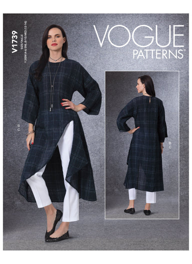 Vogue sewing pattern 1739 Tunic and Pants from Jaycotts Sewing Supplies