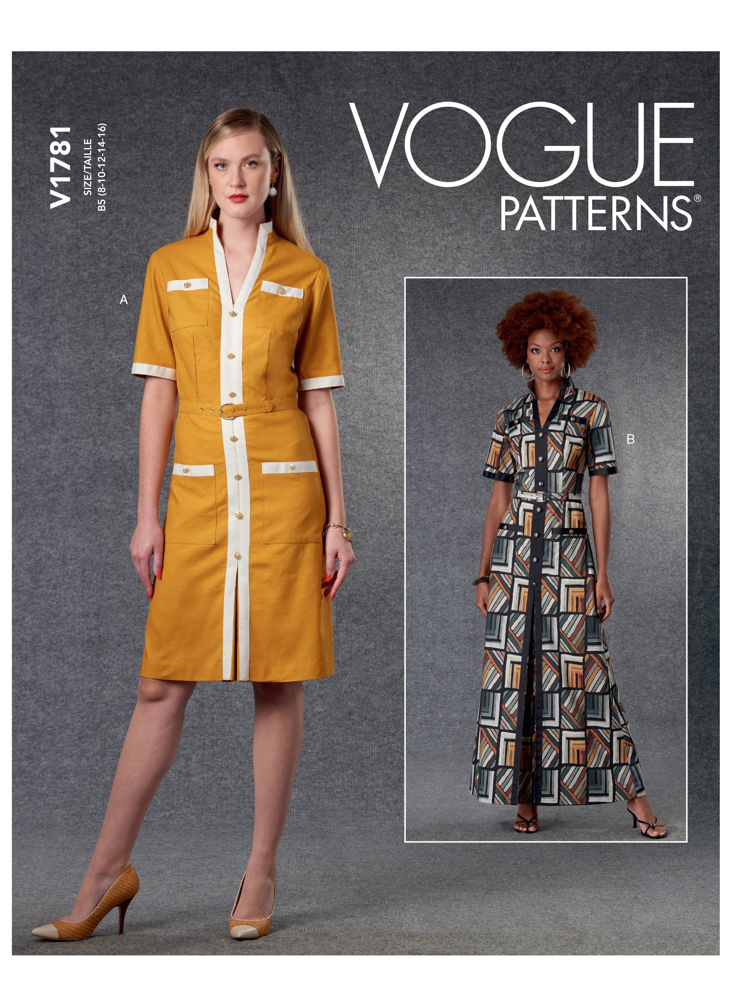 Vogue 1781 Dress Pattern, Easy to Sew from Jaycotts Sewing Supplies