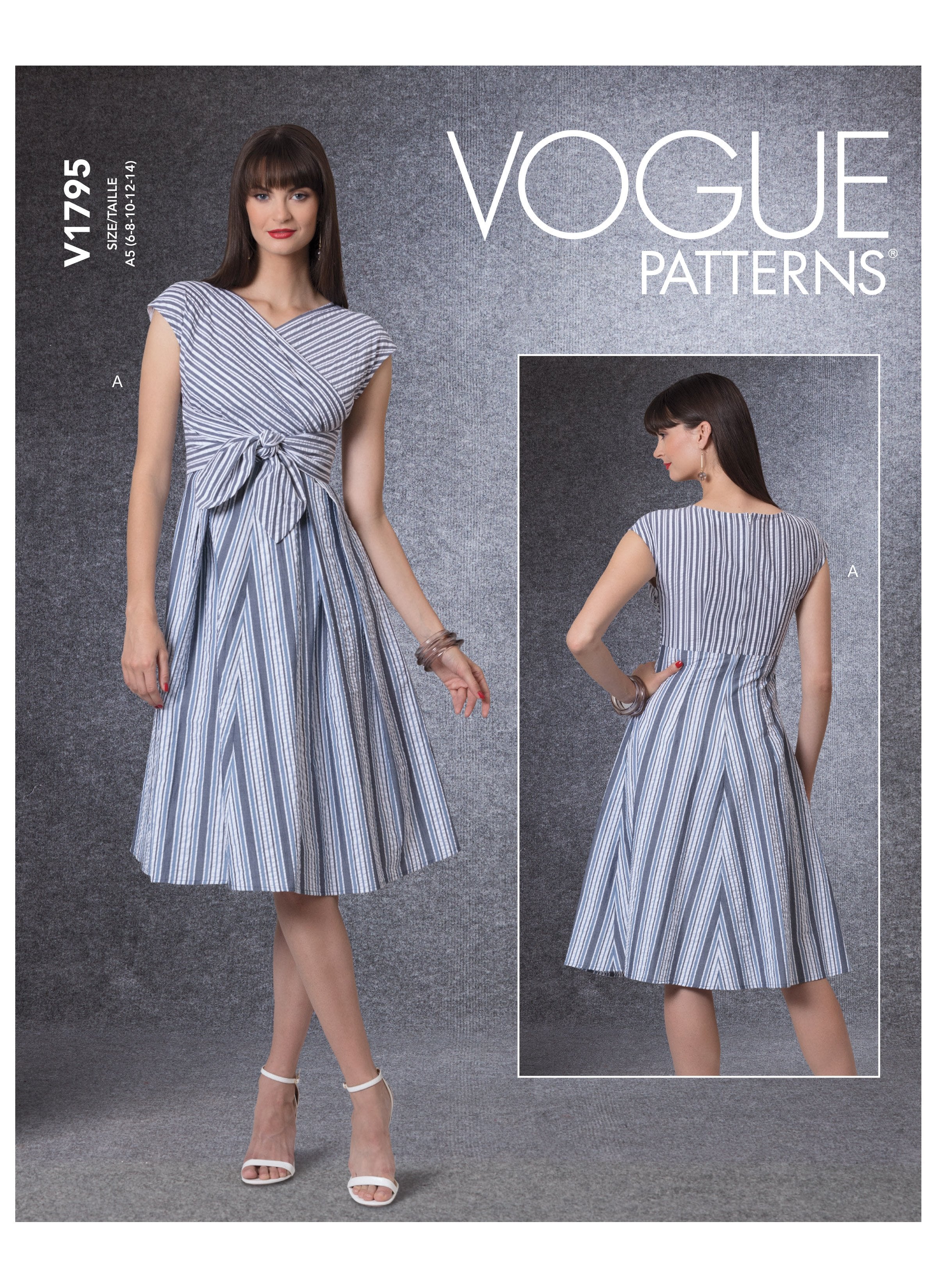 Vogue 1795 Dress Pattern, Easy to Sew from Jaycotts Sewing Supplies