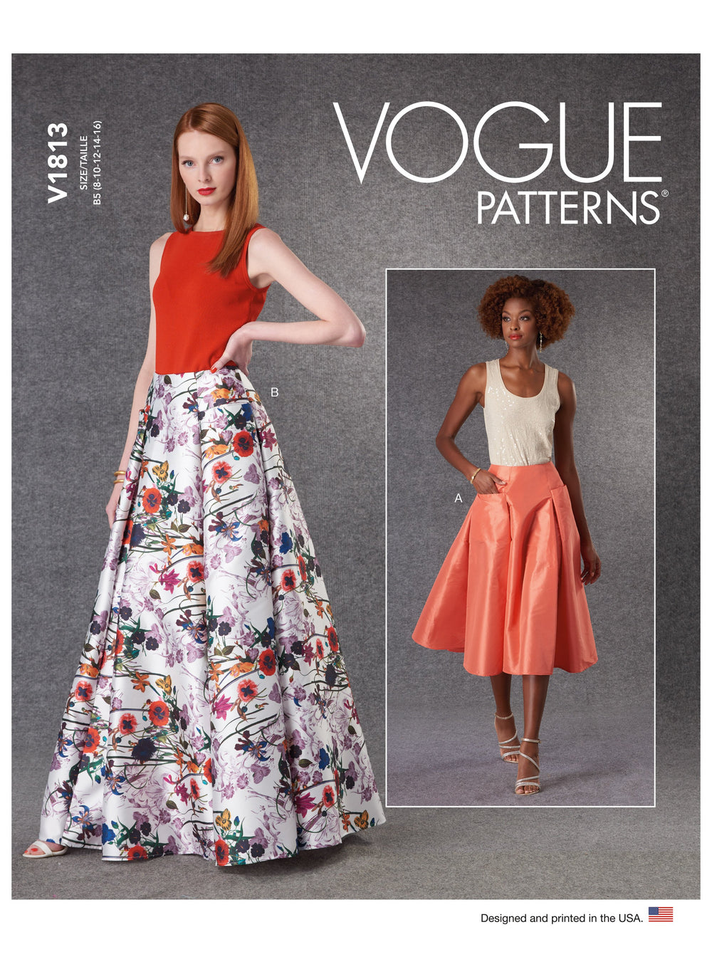 Vogue Sewing pattern 1813 Misses' Skirts from Jaycotts Sewing Supplies