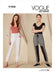 Vogue Sewing pattern 1828 Misses' and Misses' Petite Track Pants from Jaycotts Sewing Supplies
