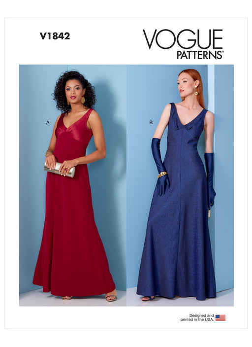 Vogue Sewing Pattern 1842 Special Occasion Maxi Dress jaycotts.co.uk - Sewing Supplies Vogue Sewing Pattern 1842 Special Occasion Maxi Dress jaycotts.co.uk - Sewing Supplies
