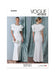 Vogue Sewing Pattern 1919 Full Length Dress by Badgley Mischka from Jaycotts Sewing Supplies