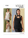 Vogue Sewing Pattern 1922 Sleeveless Top from Jaycotts Sewing Supplies