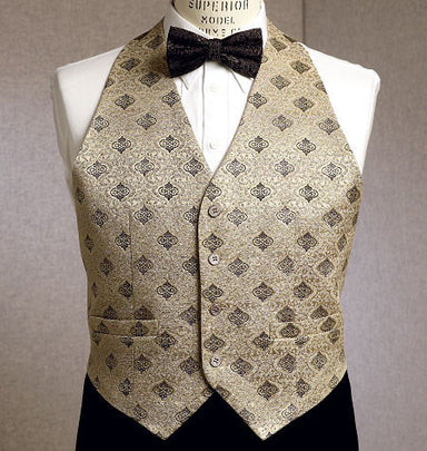 Vogue Pattern 9073 Men's Waistcoat, Cummerbund, Pocket Square from Jaycotts Sewing Supplies
