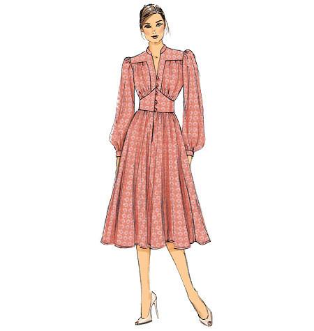 Vogue Pattern 9076 MISSES' DRESS from Jaycotts Sewing Supplies