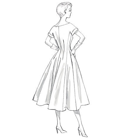 Vogue Pattern 9105 Misses' Dress & Sash | Vintage Vogue from Jaycotts Sewing Supplies