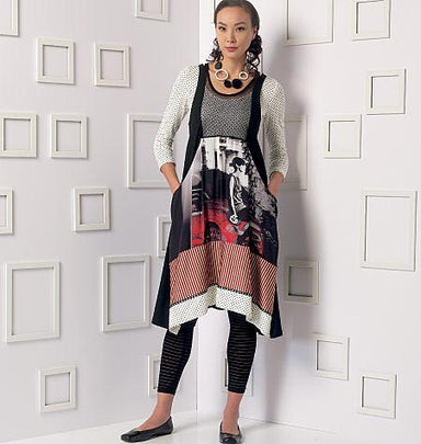 Vogue Pattern 9108 Top, Dress, Leggings from Jaycotts Sewing Supplies