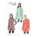 Vogue Pattern 9212 Seamed and Collared Jackets from Jaycotts Sewing Supplies